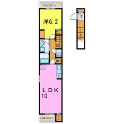 エスポワールの物件間取画像